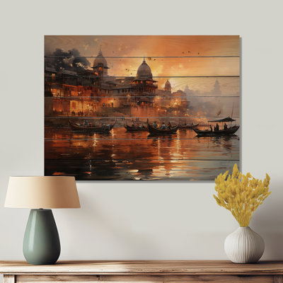 " Indian Art Sunset At "