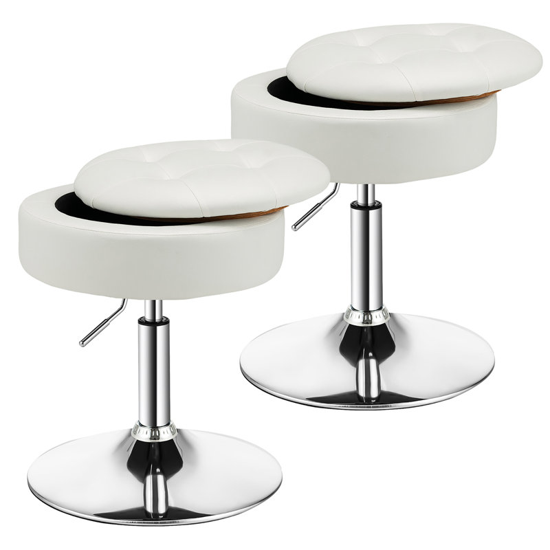 Tabouret de coiffeuse, Blanc