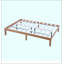 Structure de lit plateforme en bois grand format avec support de lattes solide, assemblage facile et aucun sommier tapissier requis pour un confort accru