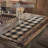 Black Check Runner 12x36-95765159