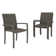 Outdoor Patio Square Dining Table with Dining Chairs