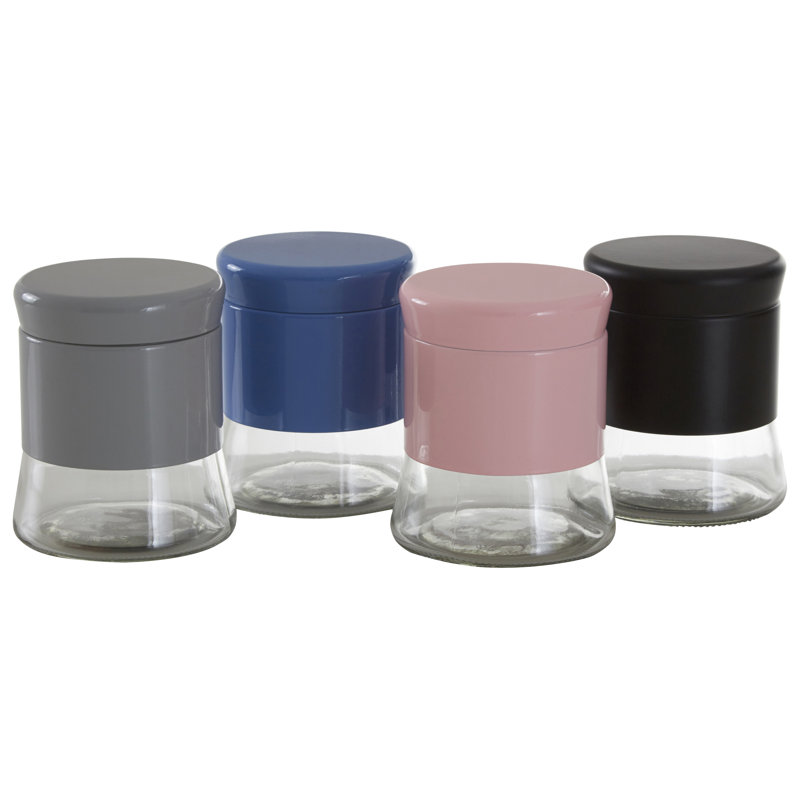 Glass Jar, Black