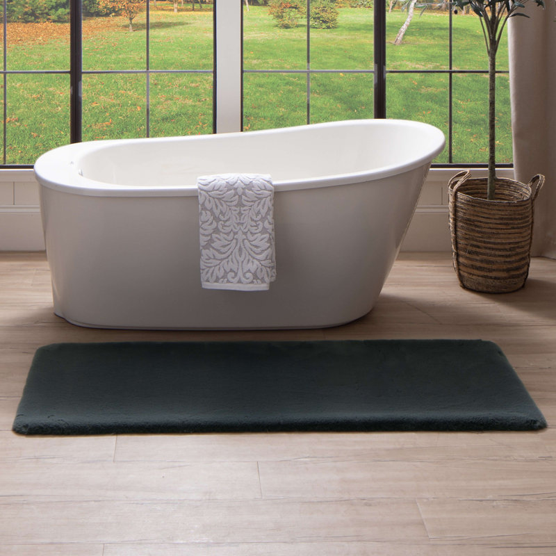 Tapis pour salle de bain Ramos, Lin, L 24 po x L 60 po