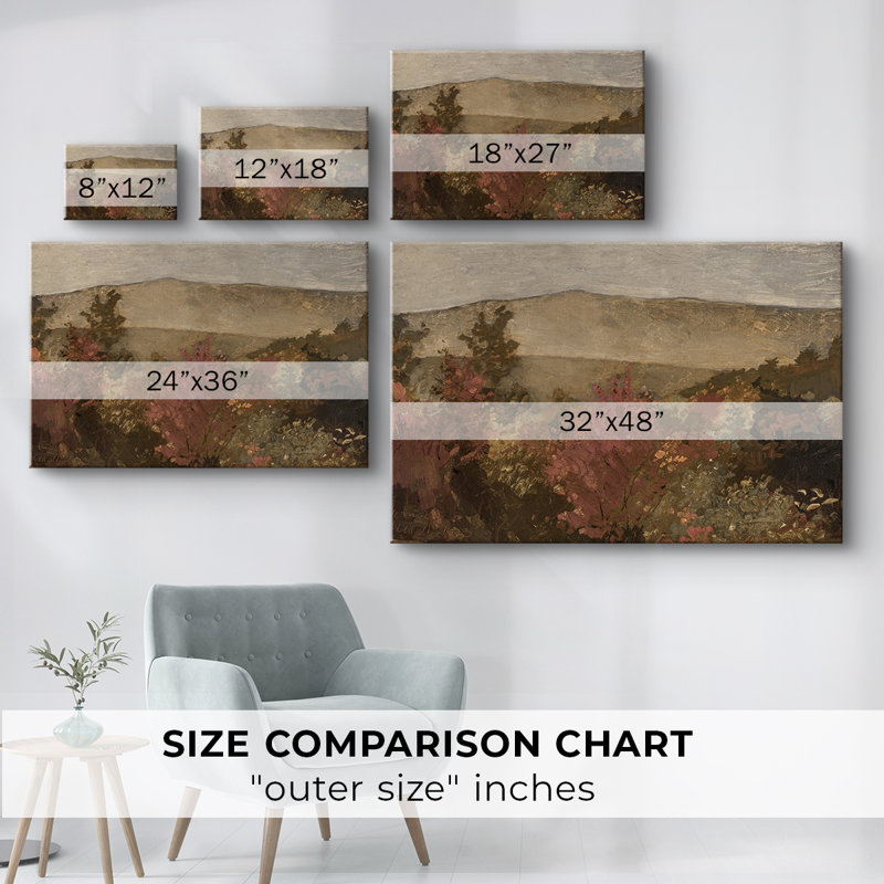 Paysages rétro-DCII -Galerie enveloppée Cavas, 40 x 60
