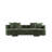 Verandah 112" Mid-Century Modern Chenille Upholstered Pine Wood XL Sofa in Olive Green-951303992-951303995