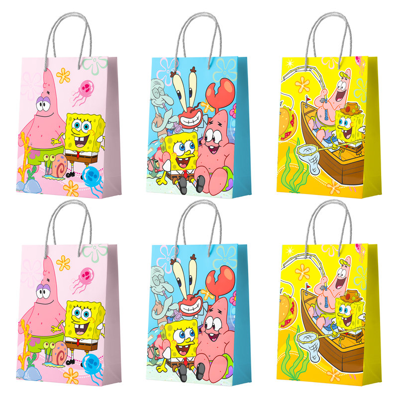 SpongeBob Party Supplies, 15 Pcs SpongeBob Favor Bags