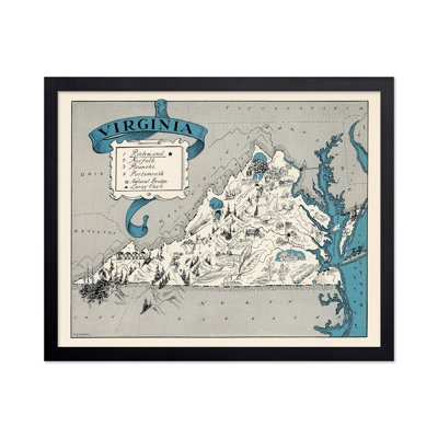Virginia Pictorial Map