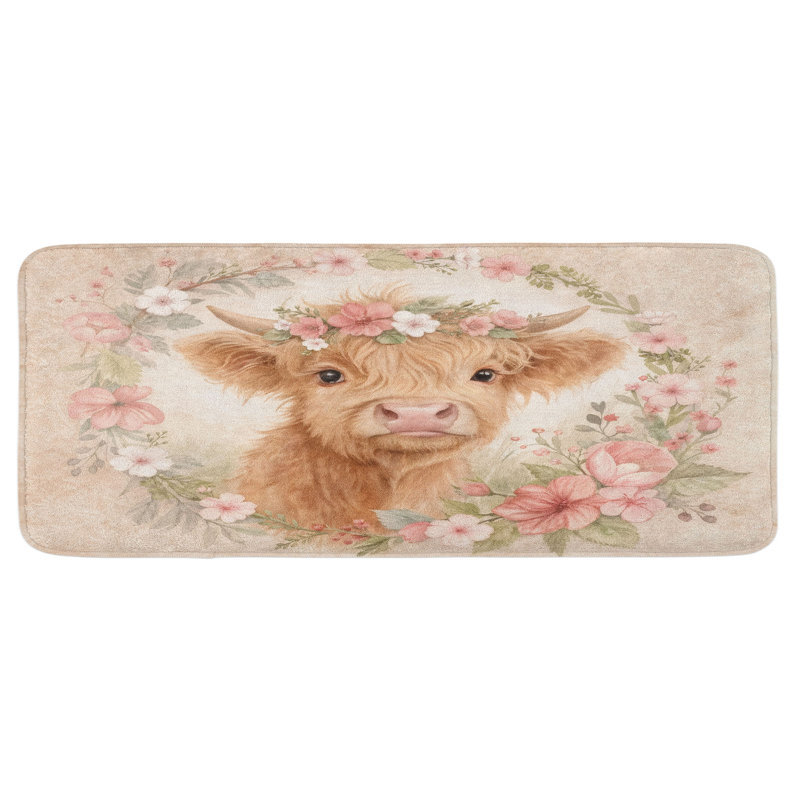Tapis de cuisine Highland Cow Baby