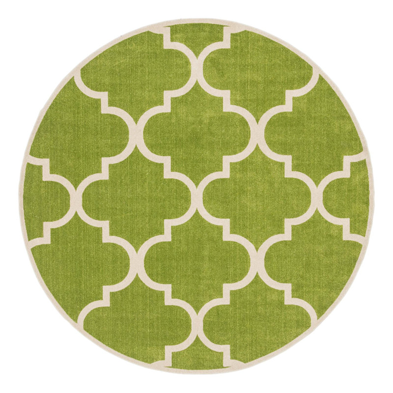 Molly Geometric Indoor Rug, Round 10'