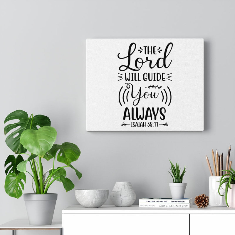 Will Guide You - Wrapped Canvas Print, 28cm H x 36cm W