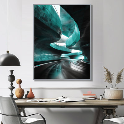 «Green Lane Fast Lane Fantasy Race Traces» - reproduction d'art mural Casinos / Race Traces