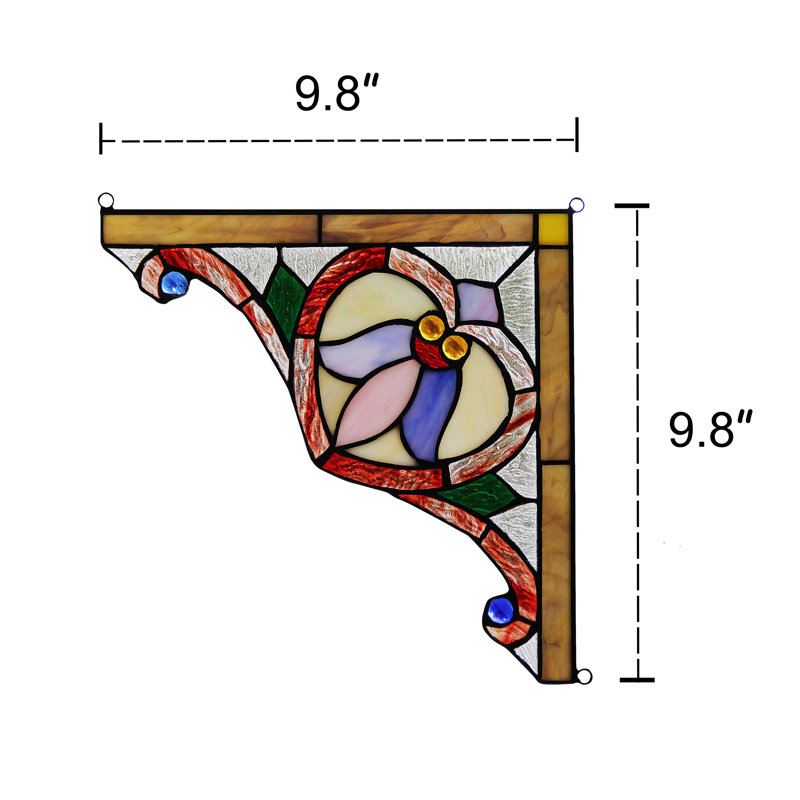 Tiffany Plants & Flowers Window Panel