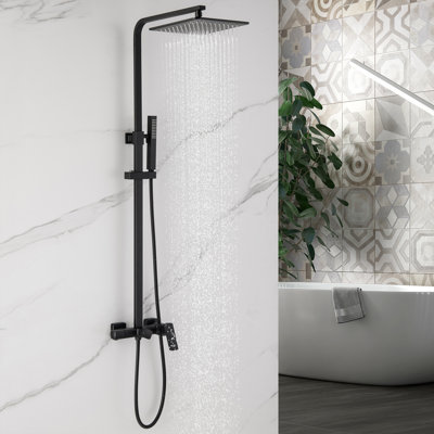 Système de douche complet avec valve brute