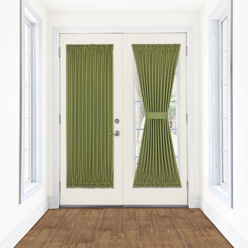 Panneau de rideau simple Lamesa, L 54 po x L 72 po, Vert