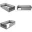 Lit simple 78,5 po Montessori avec rails surélevés et tablette de rangement-1259682525