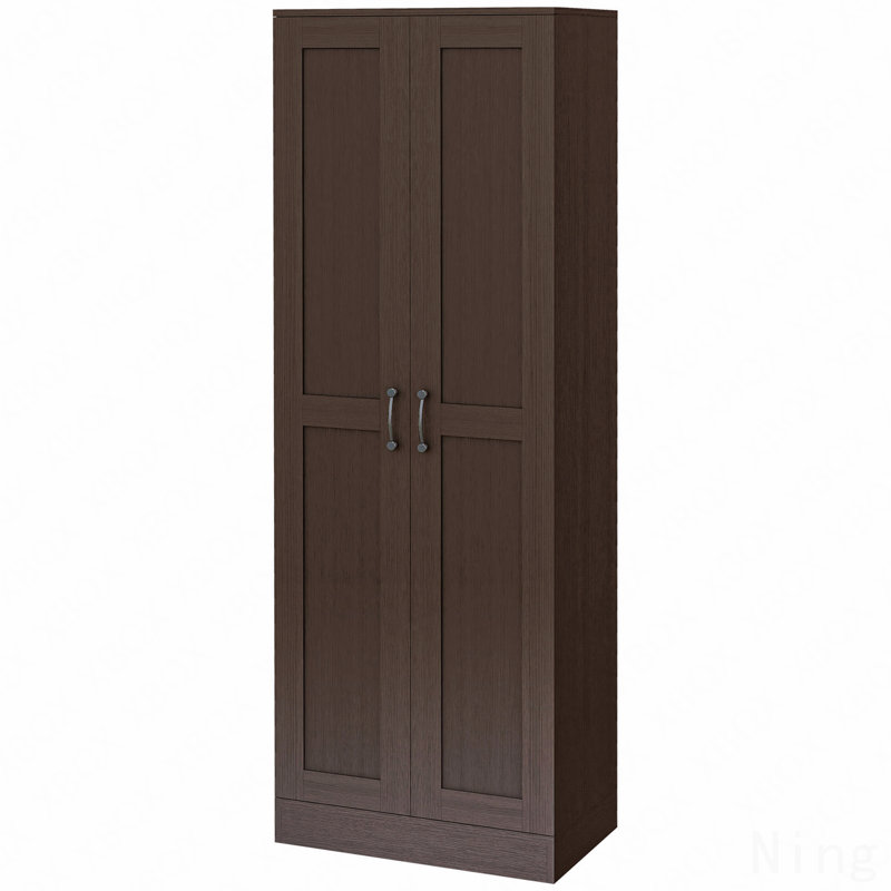 Armoire de rangement moderne de 69 po de hauteur avec tablettes mobiles - Armoire garde-manger avec portes à fermeture en douceur