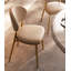 Chaise moderne et simple à dossier rembourré