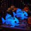 Squelette de poisson Glow-in-the-Dark, 2 pièces