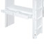 Lit mezzanine simple - blanc avec tablettes polyvalentes, bureau, espace optimisé-893635052-893635055