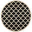 Tapis intérieur / extérieur noir Arneshia-432378722
