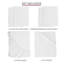Ensemble de draps en microfibre 6 pièces Lux Decor-1501291198-1501291184
