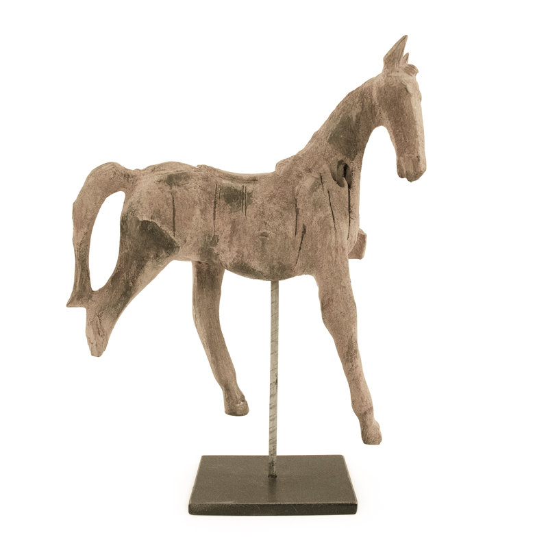 Resin Horse In Stand