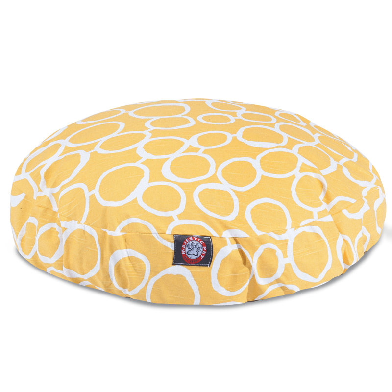 Coussin pour chien fusion, Petit (l 30 po x P 30 po x H 4 po), Jaune