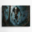 Art mural gris en métal Sci Fi Wendigo-2106651687