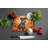 Airedale Terrier Fall Glass Cutting Board Large