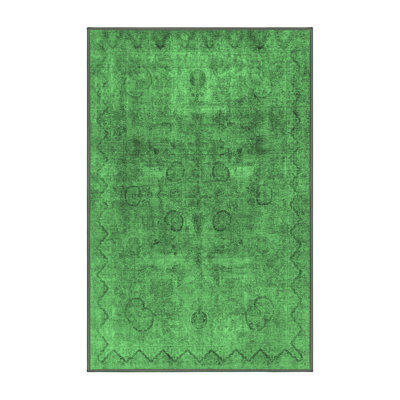 Washable Geometric Indoor Rug