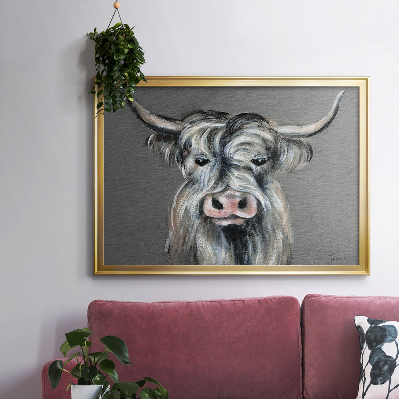 Neutral Highland, reproduction d'art sur toile, Or, H 30 po x l 44 po x P 1,5 po