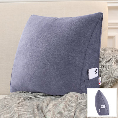 Grey Rectangular Floor Cushion