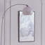 Amersham Arched Floor Lamp with Marble Base-1131911092-1223832310