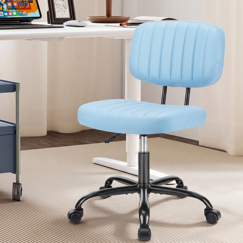 Chaise de bureau Aguilera, Bleu
