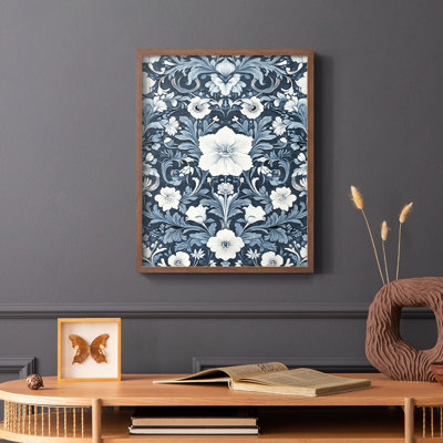 WM MORRIS Series DCCX  -Premium Framed Print -Ready to Hang - No Nails RequiRed