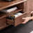 European style solid wood frame TV stand-106007104