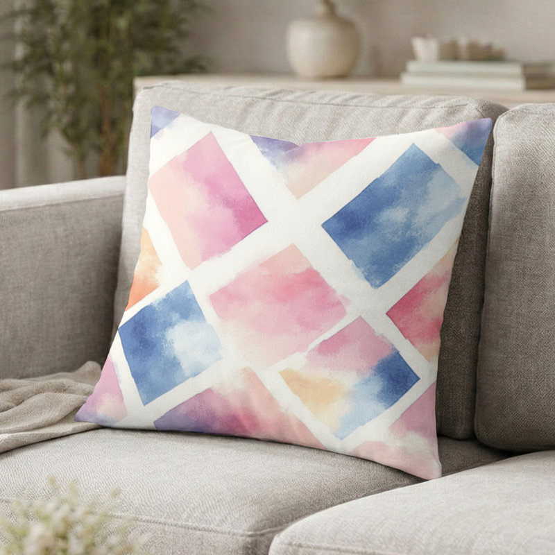 Coussin Argyle, H 18 po x l 18 po