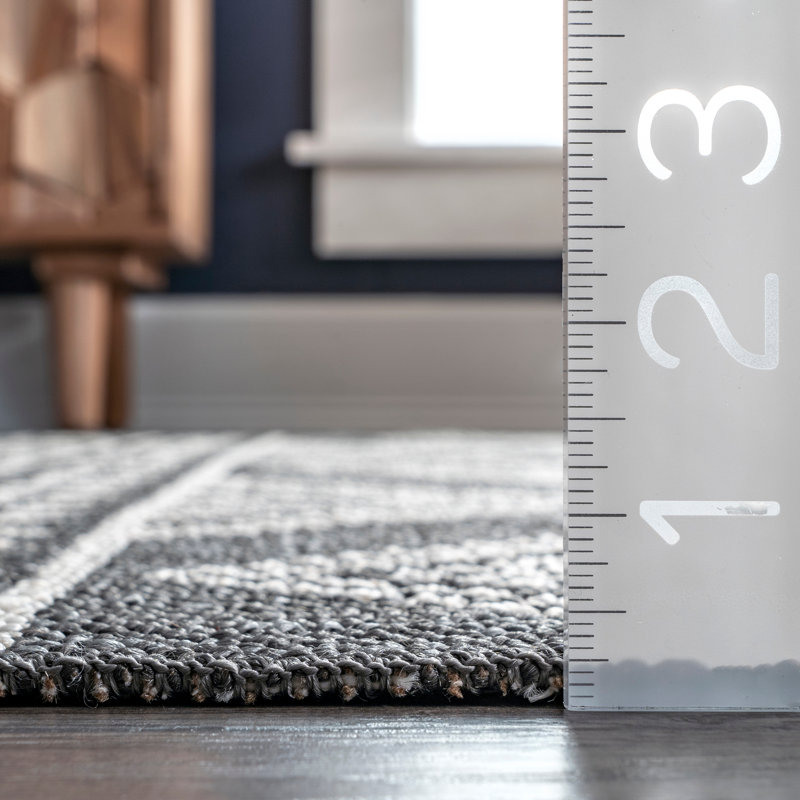 Tapis gris Chilhowee, Rectangle 5 pi 3 po x 7 pi 4 po