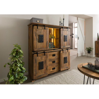 RAILWAY LUX 150cm Solid Wood Sideboard
