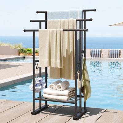 3-Tier Tall Towel Stand