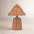 Fern Rattan Table Lamp Antique Bronze