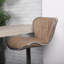 Tabouret de comptoir pivotant à hauteur réglable 32,5 po Anjolee avec structure en métal-347926577
