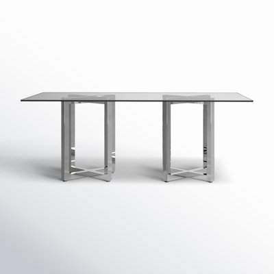 Dern 40" Glass Dining Table