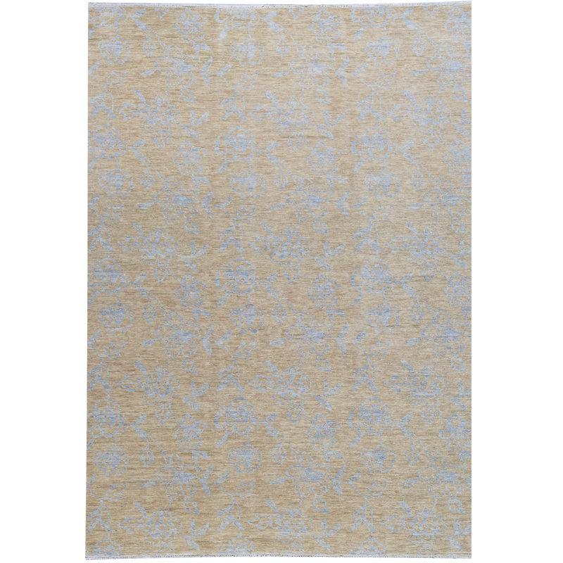 Hand-Knotted High-Quality Gold Area Rug