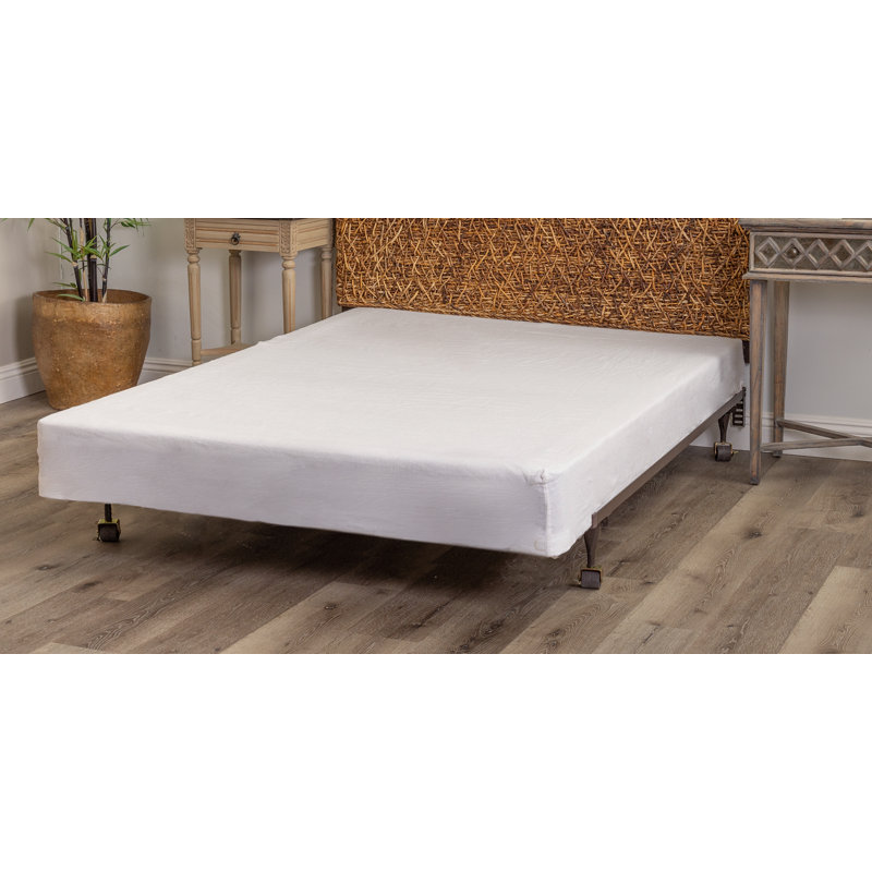 Housse de sommier Prue, très grand, blanc, Très grand, Blanc
