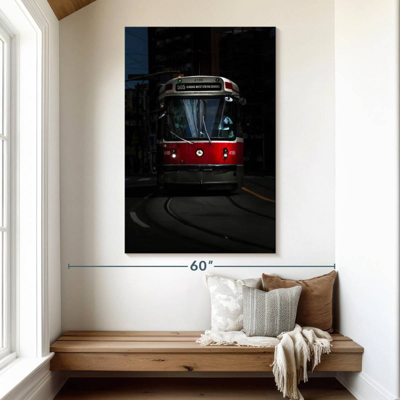 Mehar The 505 Dundas Streetcar Color Version, H 51 po x l 34 po