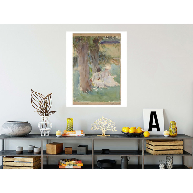 Under the Willows by John Singer Sargent - Giclee Print, 40" H x 32" W