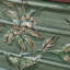 Green&Walnut Solid + Manufactured Wood Rectangular Console Table