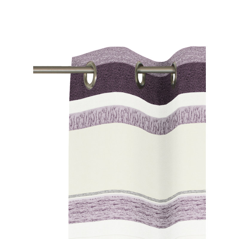 Pennington Room Darkening Curtain Single Panel, Purple, 135cm Width x 245cm Drop