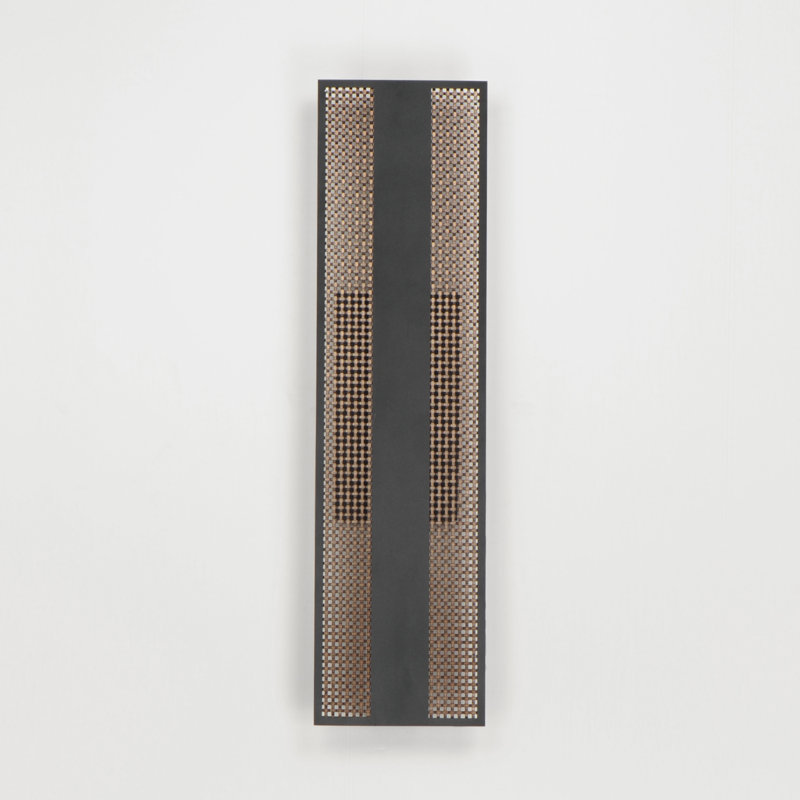 Interlace-Outdoor Wall Mount, 24" H x 6.5" W x 2.75" D